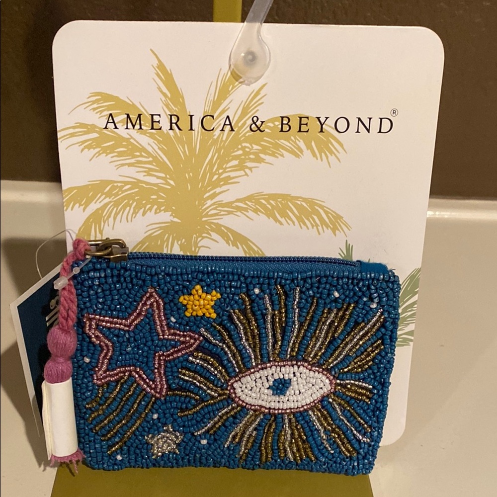 Viral TikTok Beaded Bag - Beaded Evil Eye Coin Pouch